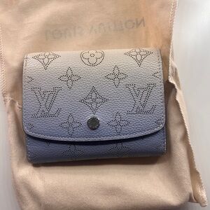 Louis Vuitton Blue Ombré Monogram Mahina Wallet